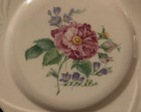 9" Vintage White Rose Plate - Circa 1980s