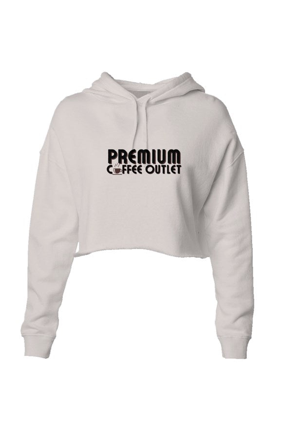 Lightweight Crop Hoodie with Logo