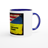 Unite with Ukraine Mug with Color Inside