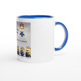 Be Careful When You Follow The Masses Minions Mug with Color Inside