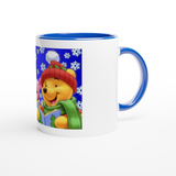 Winnie the Pooh Christmas Mug with Color Inside