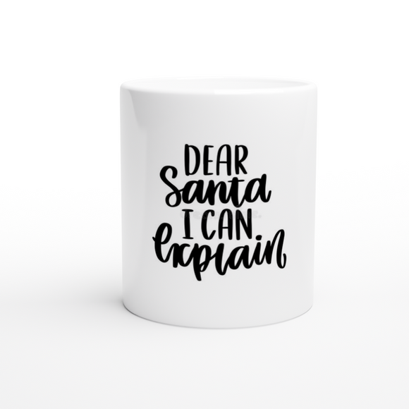 Dear Santa 11oz Ceramic Mug