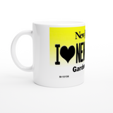 I Heart NJ License Plate 11oz Ceramic Mug