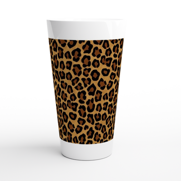 Leopard Spots Latte 17oz Ceramic Mug