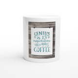 Genius White 11oz Ceramic Mug