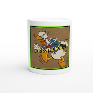 Donald Duck White 11oz Ceramic Mug