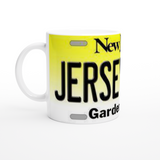 Jersey Girl License Plate 11oz Ceramic Mug