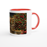 Christmas Town Mug with Color Inside