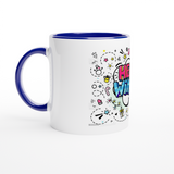 Hello Winter 11oz Ceramic Mug with Color Inside