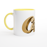 Coffee Mug with Yellow Inside