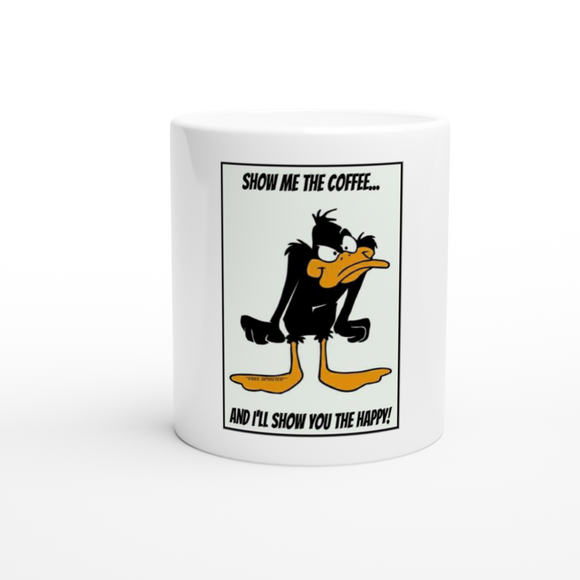 Daffy Duck White 11oz Ceramic Mug