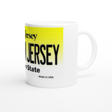 I Heart NJ License Plate 11oz Ceramic Mug