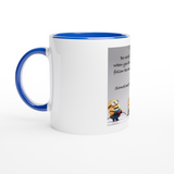 Be Careful When You Follow The Masses Minions Mug with Color Inside