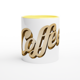 Coffee Mug with Yellow Inside