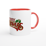 Merry Christmas Mug with Color Inside