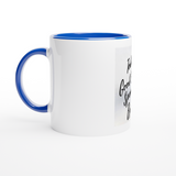 Todays Good Mood Blue Mug with Color Inside