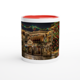 Christmas Town Mug with Color Inside