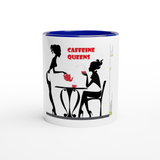 Caffeine Queens Mug with Color Inside