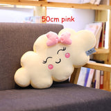 Giant New Style Kawaii Cloud Pillow Soft stuffed Cushion Lovey Smile Cloud Plush Toy For Child Baby Kid Girl lovely Gift