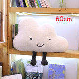 Giant New Style Kawaii Cloud Pillow Soft stuffed Cushion Lovey Smile Cloud Plush Toy For Child Baby Kid Girl lovely Gift