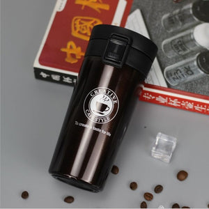 HOT Premium Travel Coffee Mug Stainless Steel Thermos Tumbler Cups Vacuum Flask thermo Water Bottle Tea Mug Thermocup