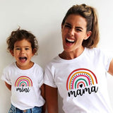 Rainbow Mother Daughter T-shirts