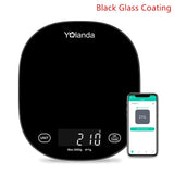 Yolanda 5kg Smart Kitchen Scale Bluetooth APP Electronic Scales Food Weight Balance Weighing Measuring Tool Nutrition Analysis