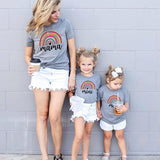 Rainbow Mother Daughter T-shirts