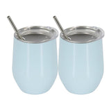 2Pcs/set Stainless Steel 12oz Beer Cup