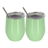 2Pcs/set Stainless Steel 12oz Beer Cup