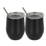 2Pcs/set Stainless Steel 12oz Beer Cup