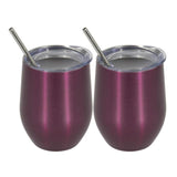 2Pcs/set Stainless Steel 12oz Beer Cup