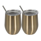 2Pcs/set Stainless Steel 12oz Beer Cup