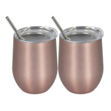 2Pcs/set Stainless Steel 12oz Beer Cup