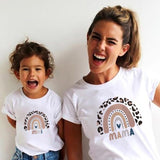 Rainbow Mother Daughter T-shirts