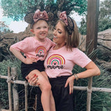 Rainbow Mother Daughter T-shirts