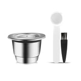 iCafilas Reusable Coffee Capsule For Nespresso Stainless Steel Espresso Coffee Filters Essenza Mini C30 &amp; Inissia D40 Maker Pod