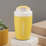 Double Stainless Steel Coffee Thermos Mug with Non-slip Case Car Vacuum Flask Travel Insulated Bottle